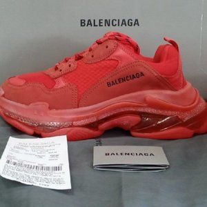 balenciaga triple s red
